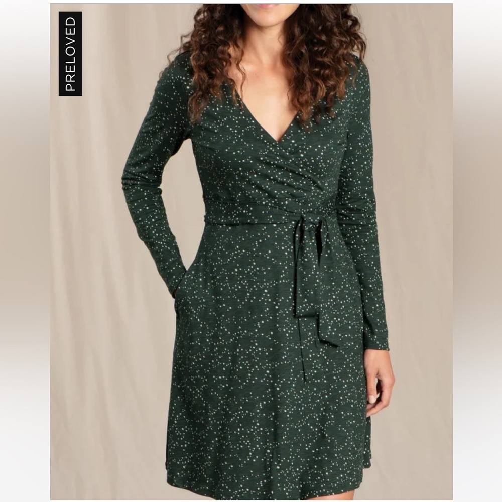 Toad&Co Dark Cue Long Sleeve Dress